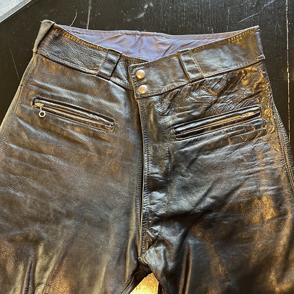 Vintage BECK moto leather pants